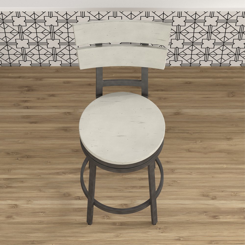 Wilson 30″ Swivel Stool – Middle Gray