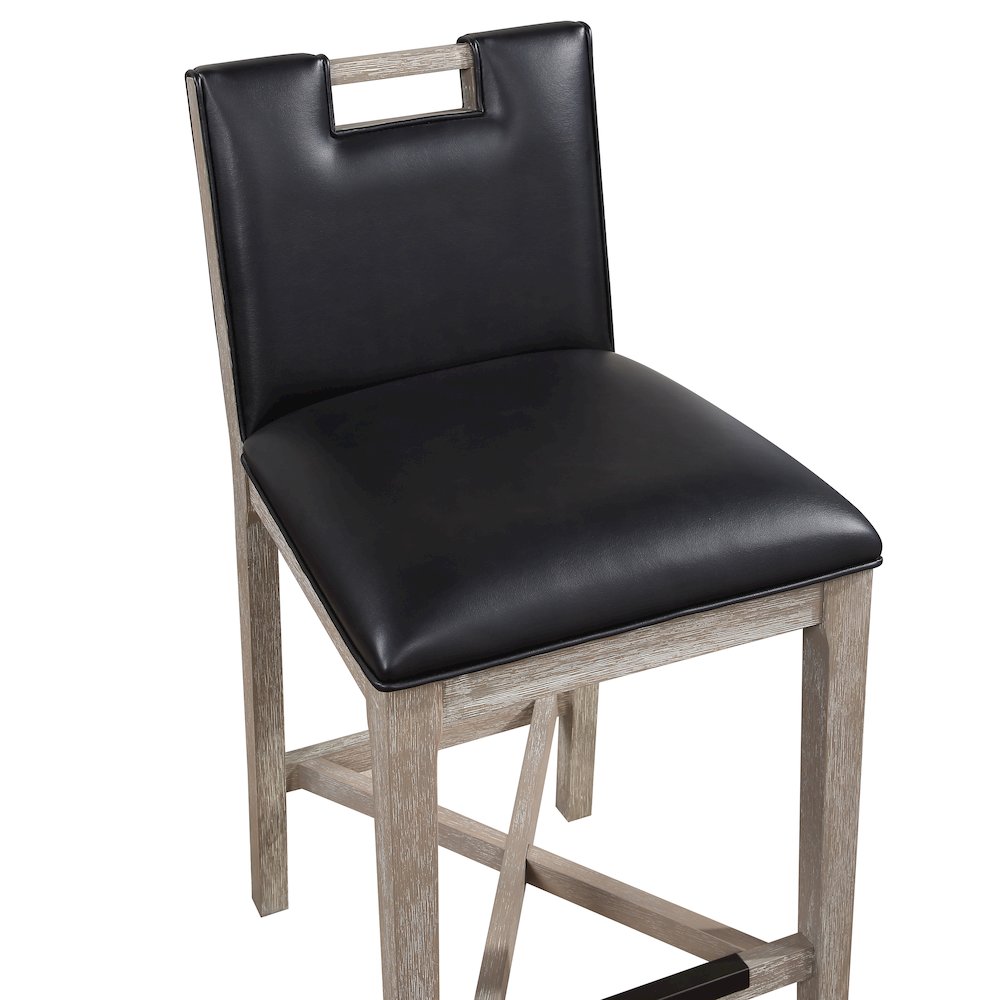 Jakarta 30″ Stool – Driftwood Grey