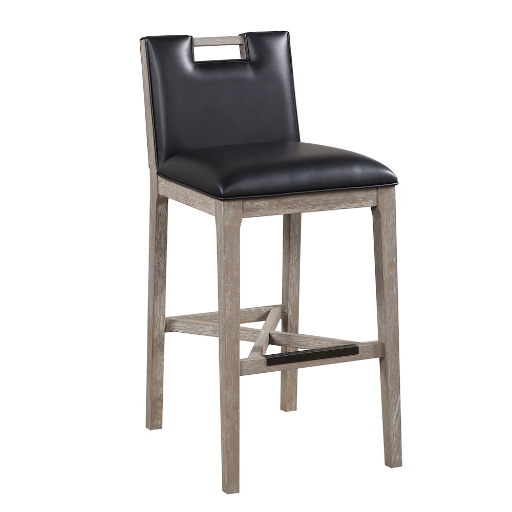 Jakarta 30″ Stool – Driftwood Grey
