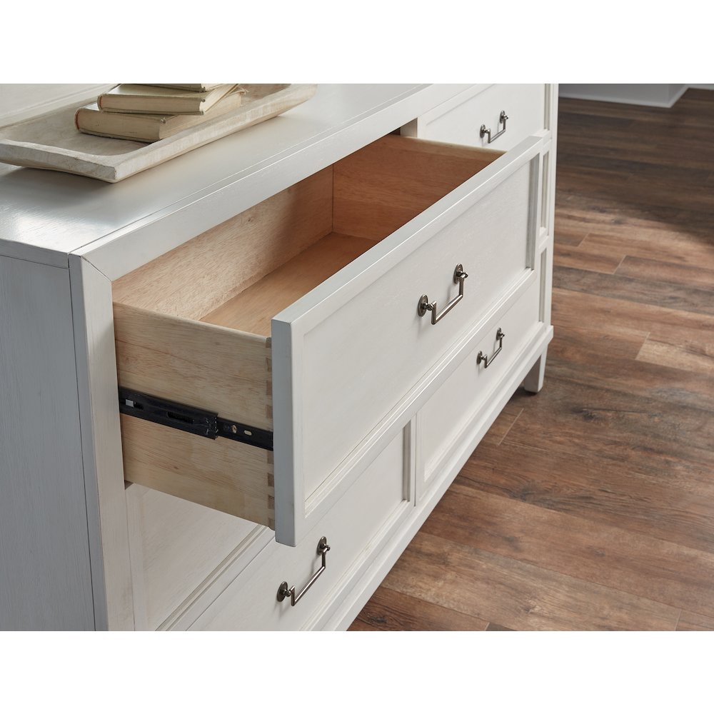 Dunescape Dresser with Mirror – White