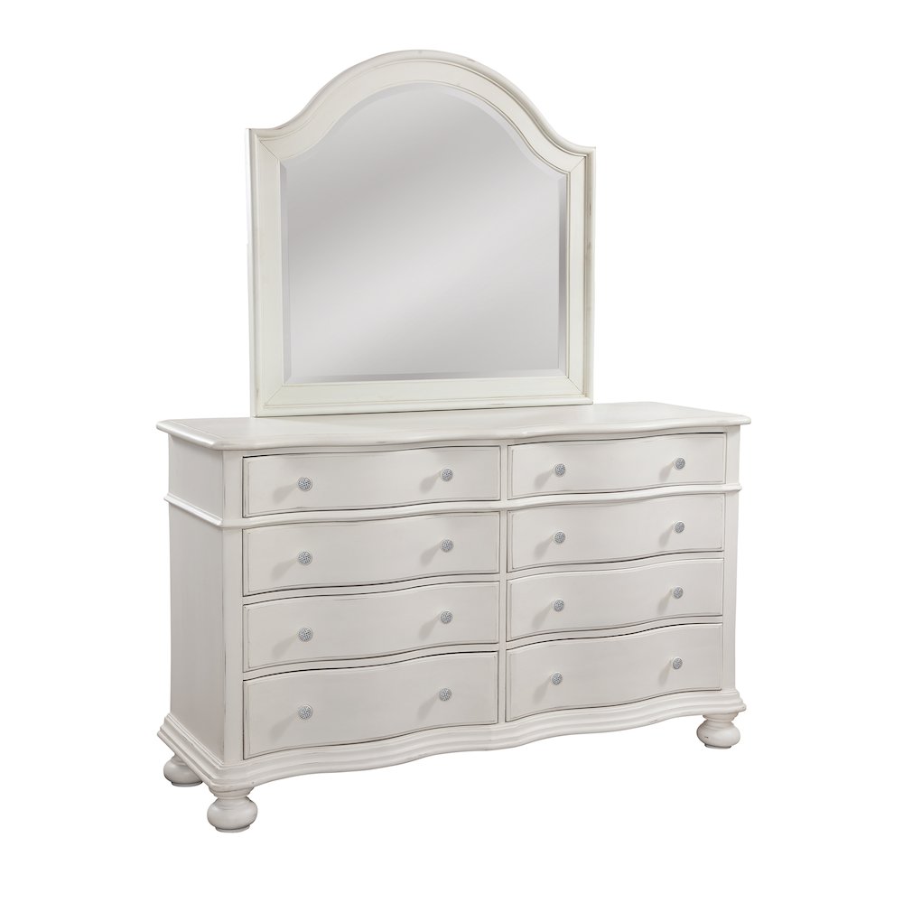 Rodanthe Dresser with Mirror – Dove White