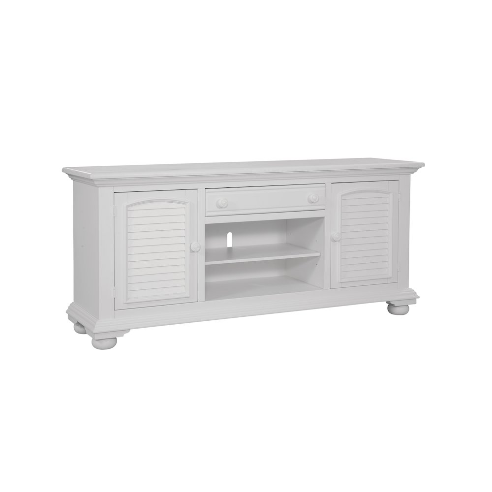 Cottage Traditions 72″ Entertainment Console – White Cottage