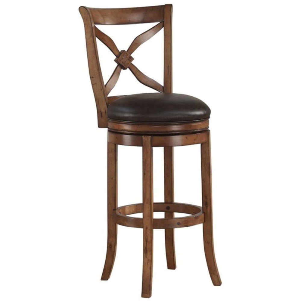Provence 34″ Swivel Stool – Light Oak