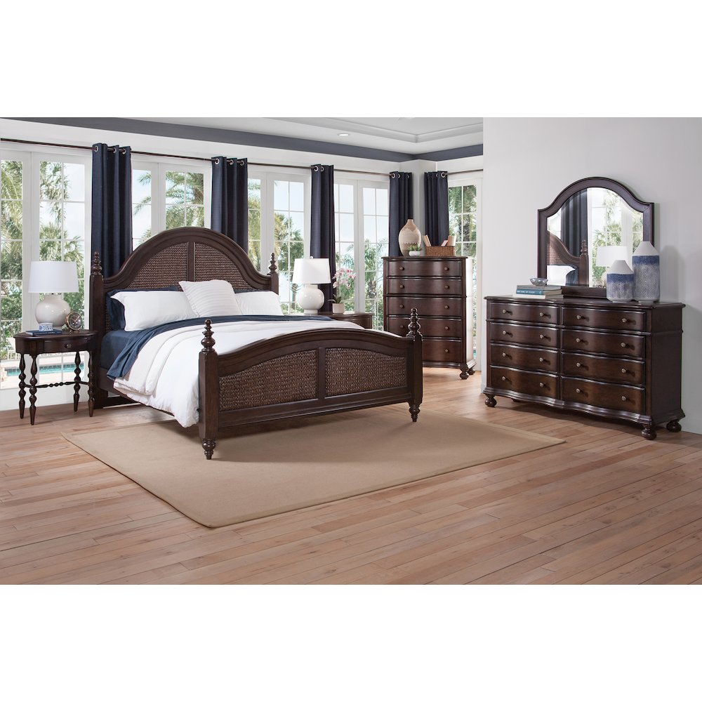 Rodanthe Queen Woven Bed – Cherry Brunette