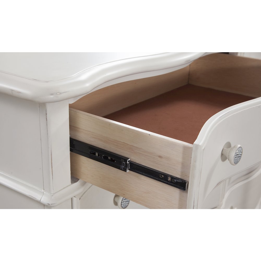 Rodanthe Dresser with Mirror – Dove White
