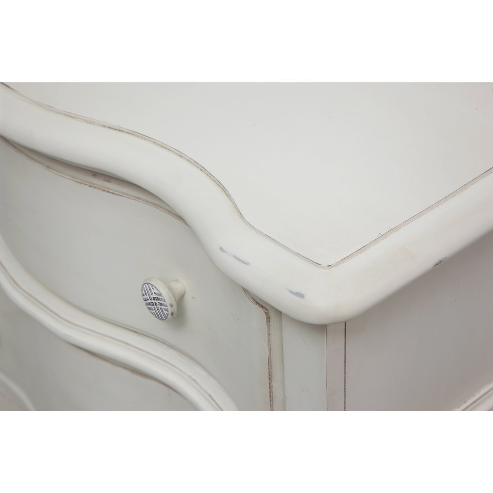 Rodanthe 5-Drawer Chest – Dove White