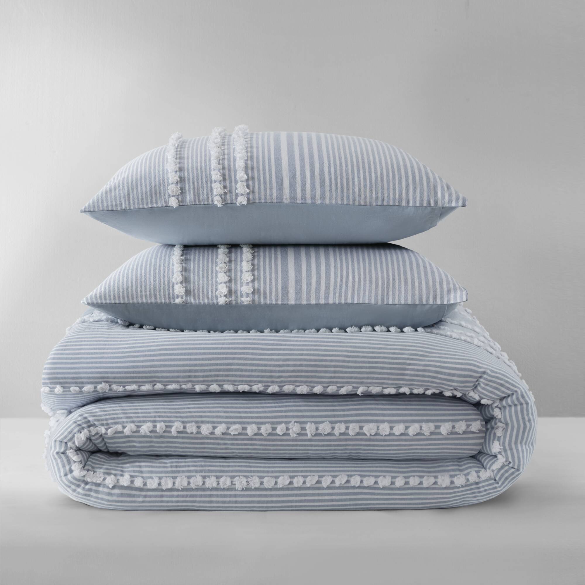 Anslee 3 Piece Cotton Yarn Dyed Comforter Set