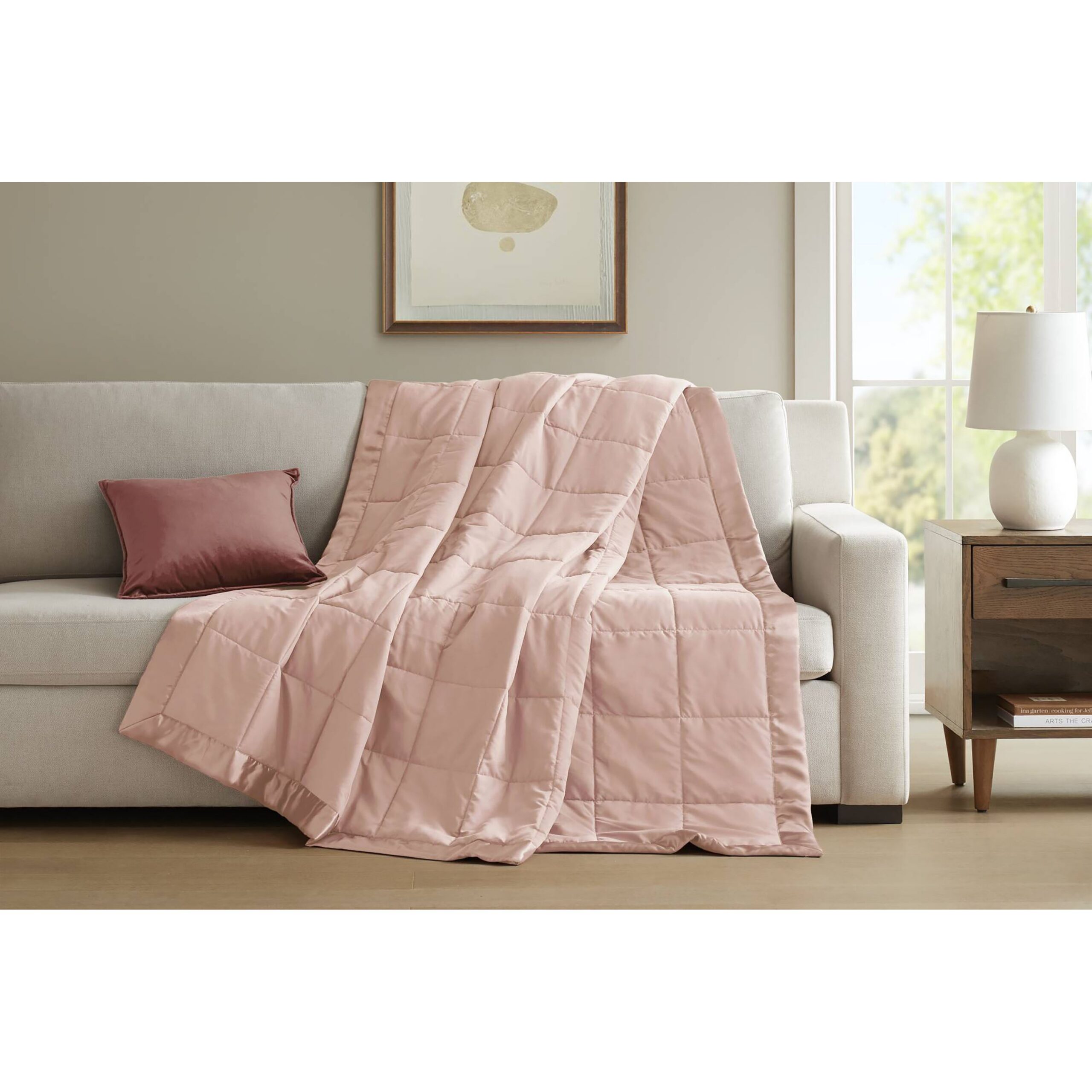 Windom Lightweight Down Alternative Blanket with Satin Trim