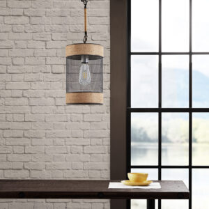 Orion Natural Rope and Metal Mesh Cylinder Pendant from INK+IVY in  Natural/Black. Orion Natural Rope and Metal Mesh Cylinder Pendant from INK+IVY in  Natural/Black. Orion Natural Rope and Metal Mesh Cylinder Pendant from INK+IVY in  Natural/Black. Orion Natural Rope and Metal Mesh Cylinder Pendant from INK+IVY in  Natural/Black. Orion Natural Rope and Metal Mesh Cylinder Pendant from INK+IVY in  Natural/Black.