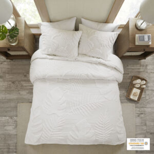 Bahari 3 Piece Tufted Cotton Chenille Palm Duvet Cover Set from Madison Park in  Off-White. Bahari 3 Piece Tufted Cotton Chenille Palm Duvet Cover Set from Madison Park in  Off-White. Bahari 3 Piece Tufted Cotton Chenille Palm Duvet Cover Set from Madison Park in  Off-White. Bahari 3 Piece Tufted Cotton Chenille Palm Duvet Cover Set from Madison Park in  Off-White. Bahari 3 Piece Tufted Cotton Chenille Palm Duvet Cover Set from Madison Park in  Off-White.