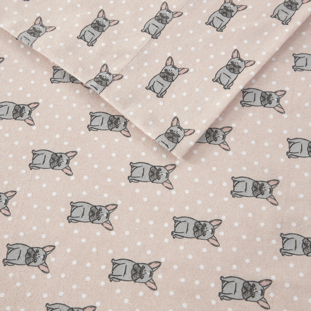 Cozy Cotton Flannel Printed Sheet Set