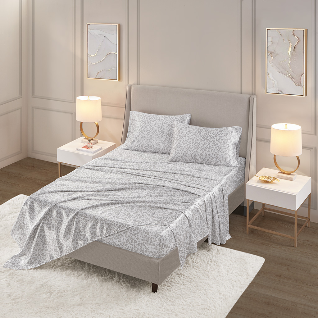 Printed Satin Sheet Set