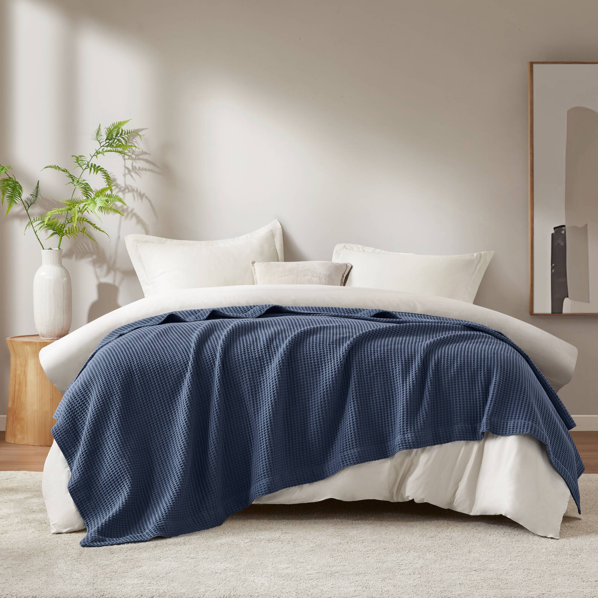 Waffle Weave Cotton Blanket