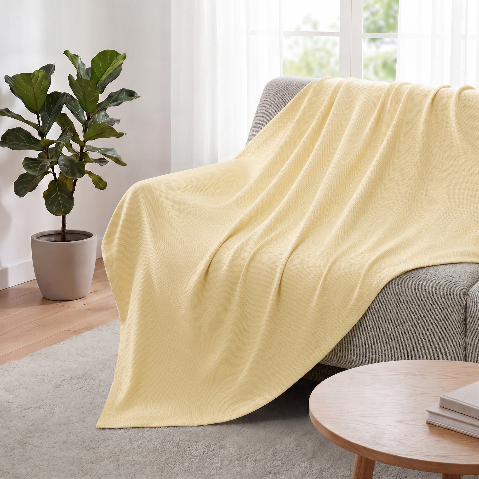 100% Certified Egyptian Cotton Blanket