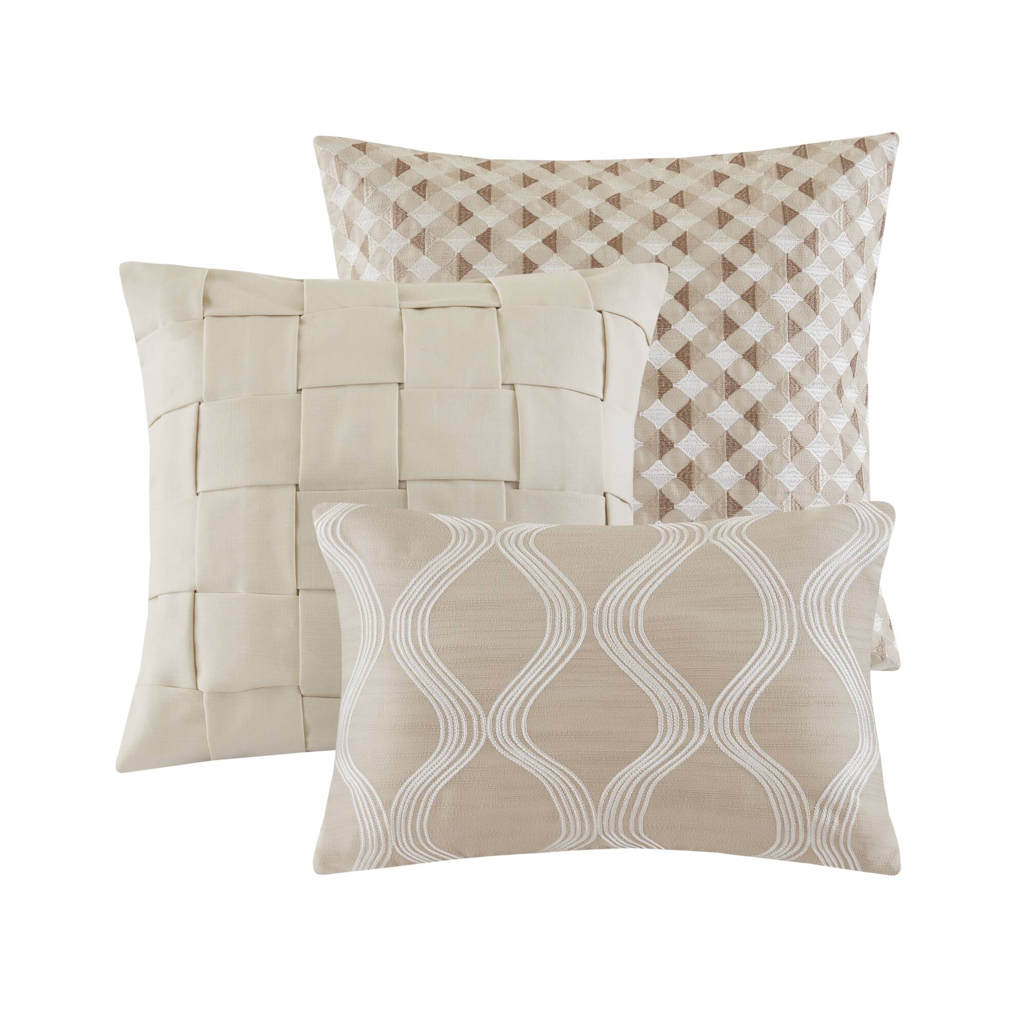Shades of Serenity Jacquard Comforter Set