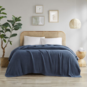 Bree Knit Blanket from INK+IVY in  Indigo. Bree Knit Blanket from INK+IVY in  Indigo. Bree Knit Blanket from INK+IVY in  Indigo. Bree Knit Blanket from INK+IVY in  Indigo. Bree Knit Blanket from INK+IVY in  Indigo.