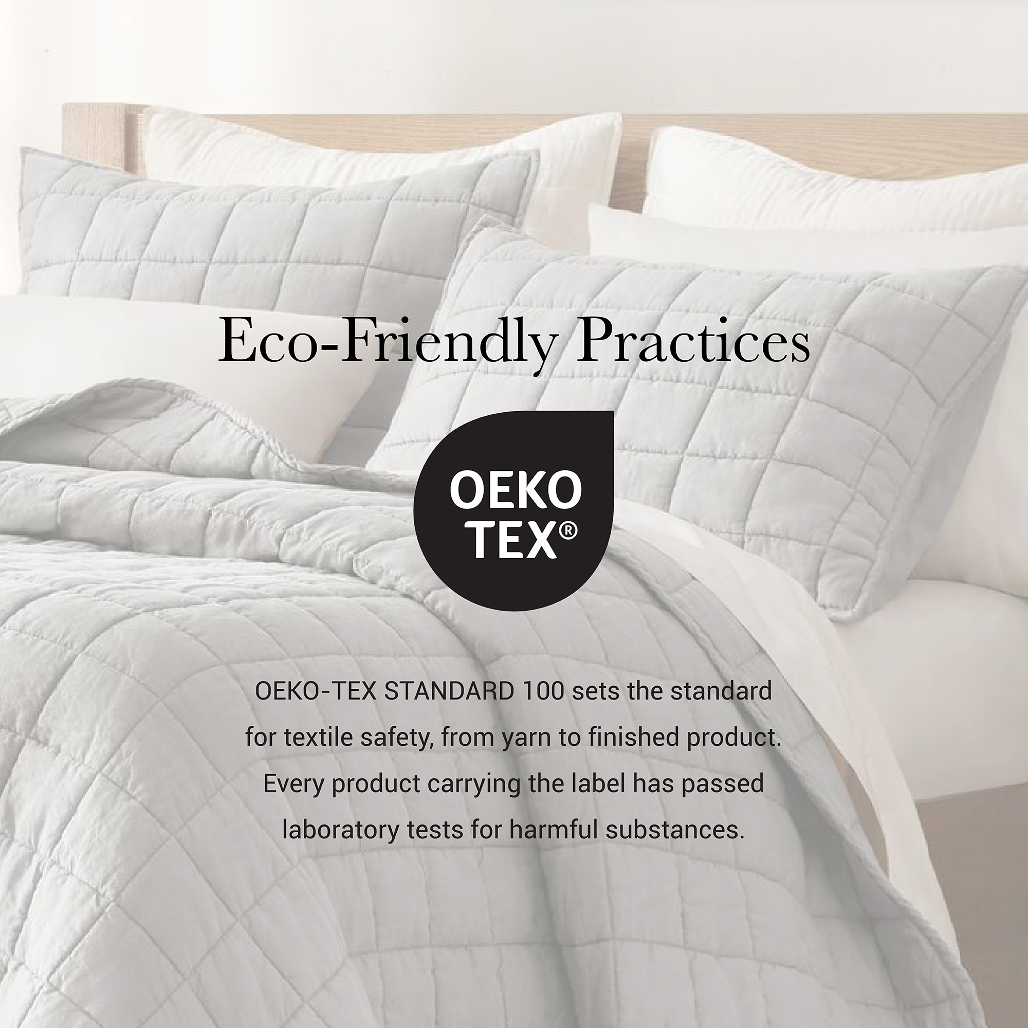 French Flax Linen Garment Washed Quilt Set