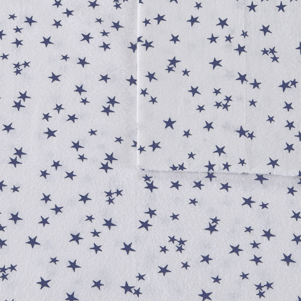 Cozy Soft Cotton Flannel Printed Sheet Set