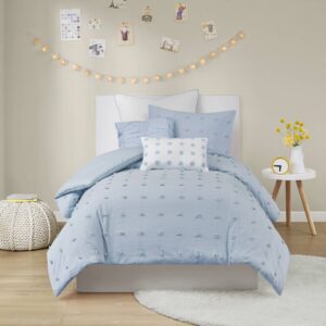 Brooklyn Cotton Jacquard Comforter Set with Euro Shams and Throw Pillows from Urban Habitat in  Blue. Brooklyn Cotton Jacquard Comforter Set with Euro Shams and Throw Pillows from Urban Habitat in  Blue. Brooklyn Cotton Jacquard Comforter Set with Euro Shams and Throw Pillows from Urban Habitat in  Blue. Brooklyn Cotton Jacquard Comforter Set with Euro Shams and Throw Pillows from Urban Habitat in  Blue. Brooklyn Cotton Jacquard Comforter Set with Euro Shams and Throw Pillows from Urban Habitat in  Blue.