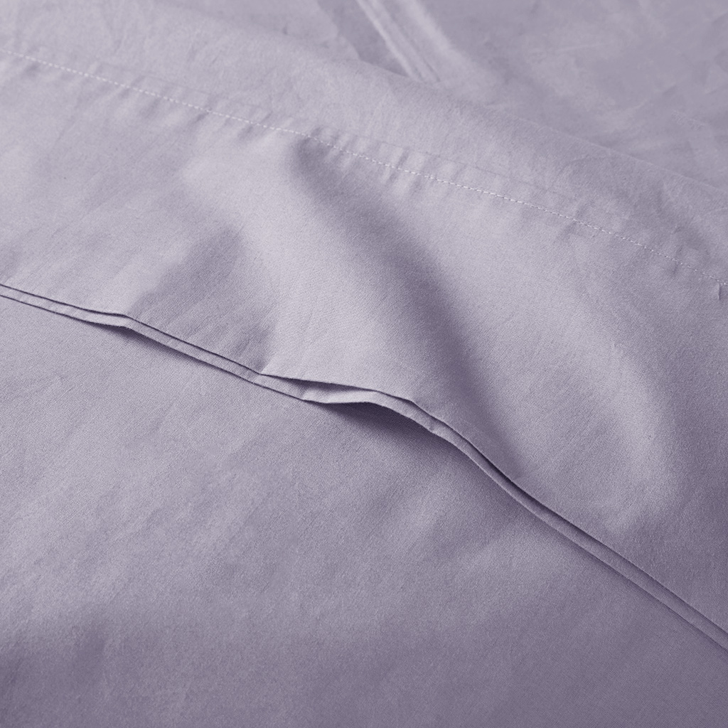 200 Thread Count Relaxed Cotton Percale Sheet Set