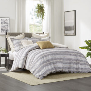 Oasis Oversized Chenille Jacquard Striped Comforter Set with Euro Shams and Throw Pillows from Madison Park Signature in  Charcoal. Oasis Oversized Chenille Jacquard Striped Comforter Set with Euro Shams and Throw Pillows from Madison Park Signature in  Charcoal. Oasis Oversized Chenille Jacquard Striped Comforter Set with Euro Shams and Throw Pillows from Madison Park Signature in  Charcoal. Oasis Oversized Chenille Jacquard Striped Comforter Set with Euro Shams and Throw Pillows from Madison Park Signature in  Charcoal. Oasis Oversized Chenille Jacquard Striped Comforter Set with Euro Shams and Throw Pillows from Madison Park Signature in  Charcoal.