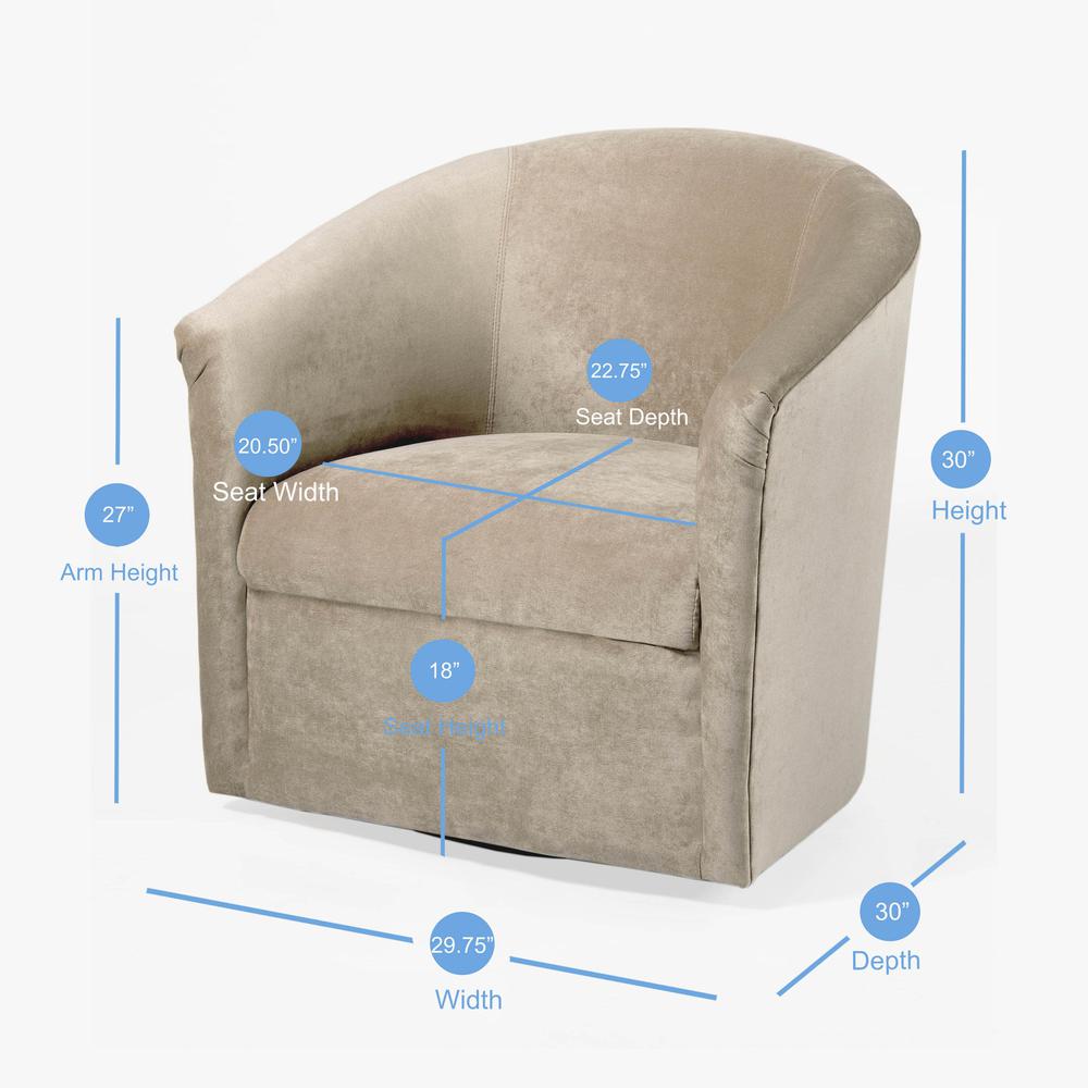 Elizabeth Sand Swivel Chair