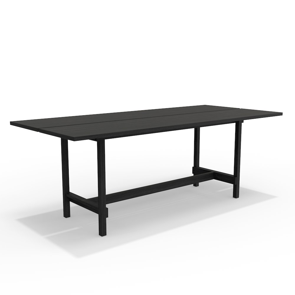 Jaslyn Split Top Dining Table – Black