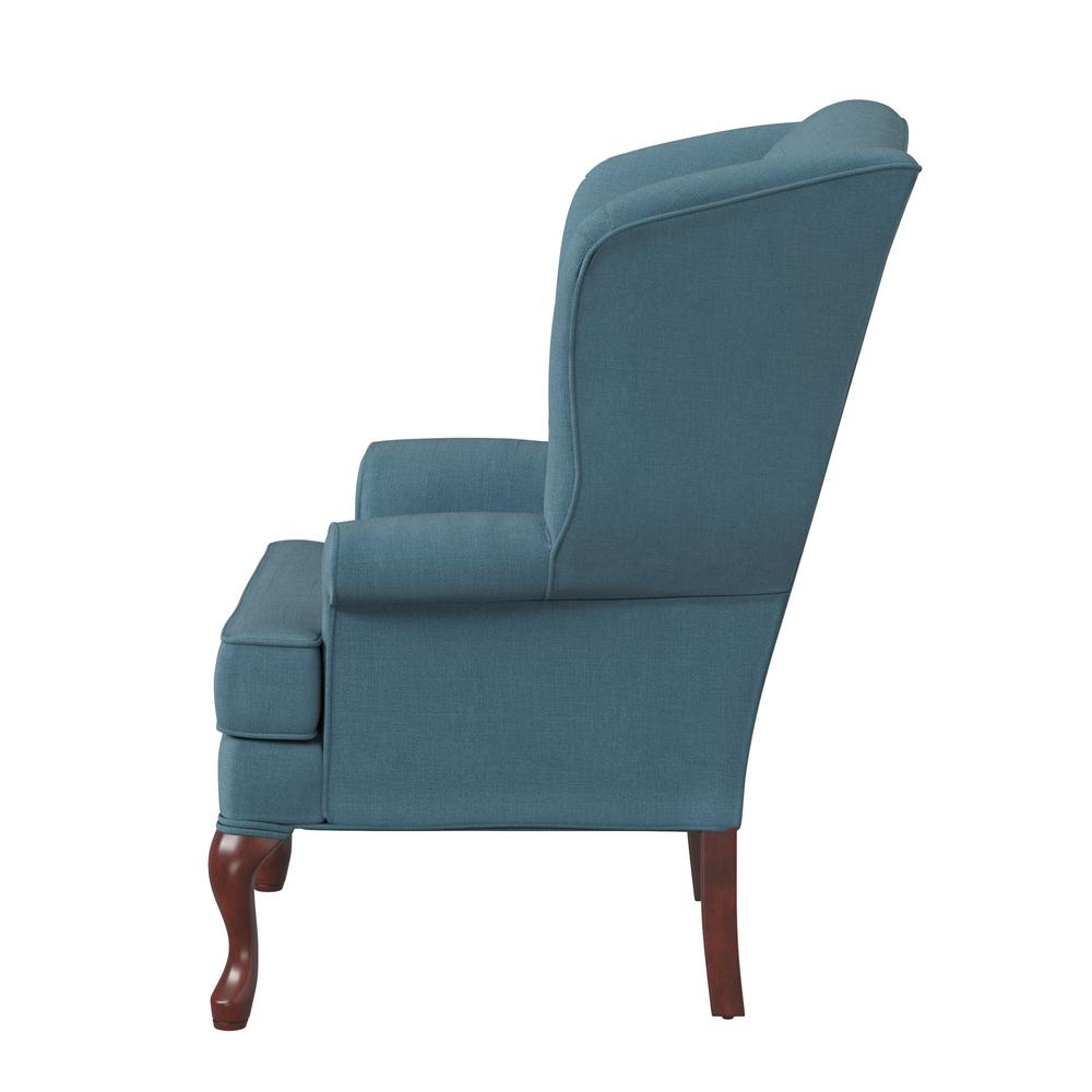 Erin Blue Wing Back Chair