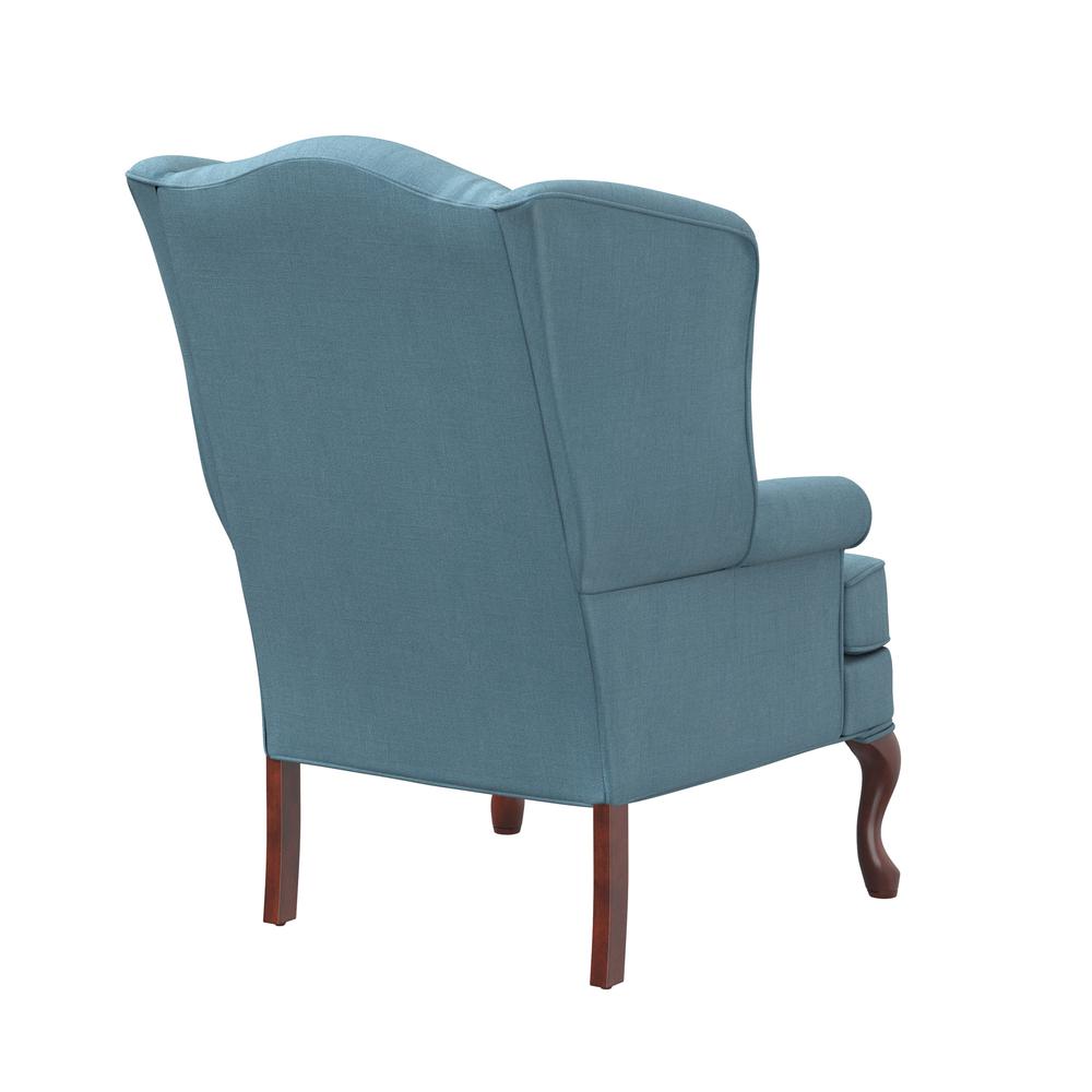 Erin Blue Wing Back Chair