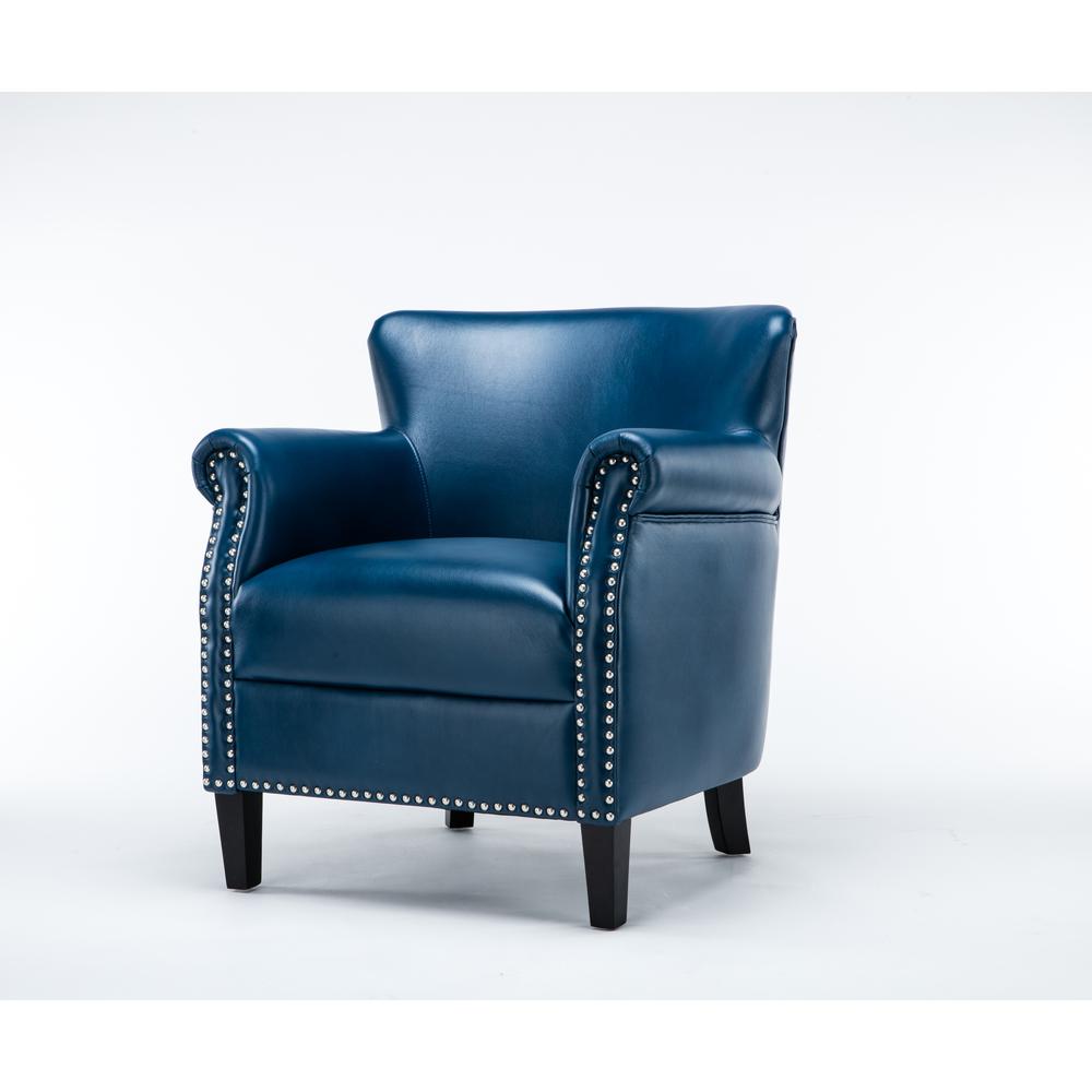 Holly Navy Blue Club Chair