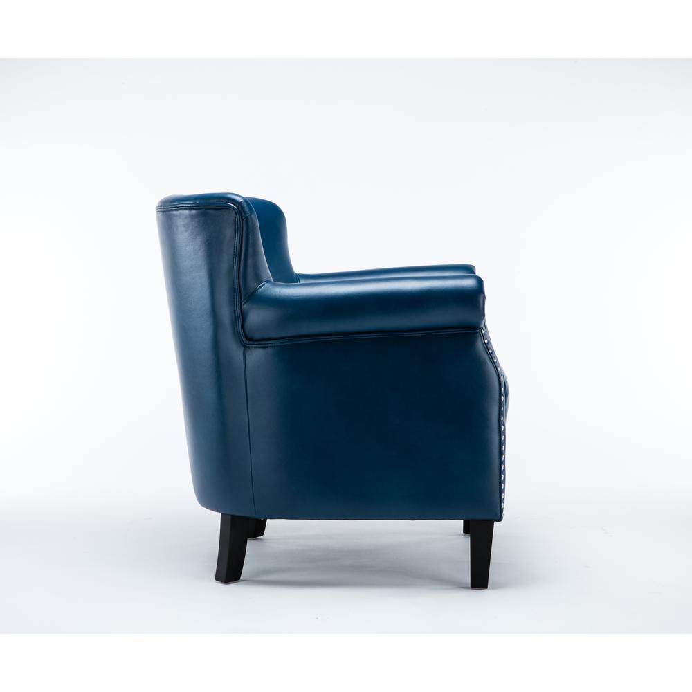 Holly Navy Blue Club Chair