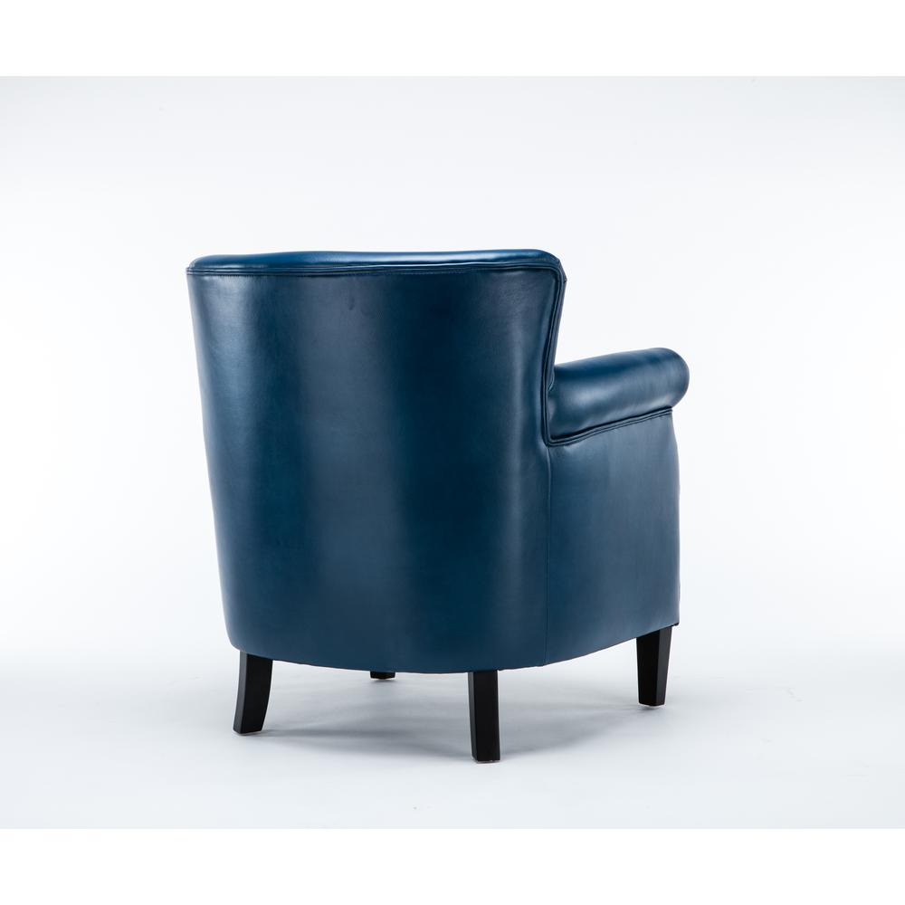 Holly Navy Blue Club Chair