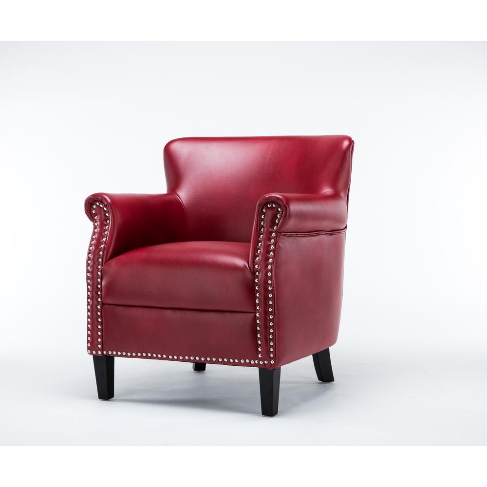 Holly Red Club Chair