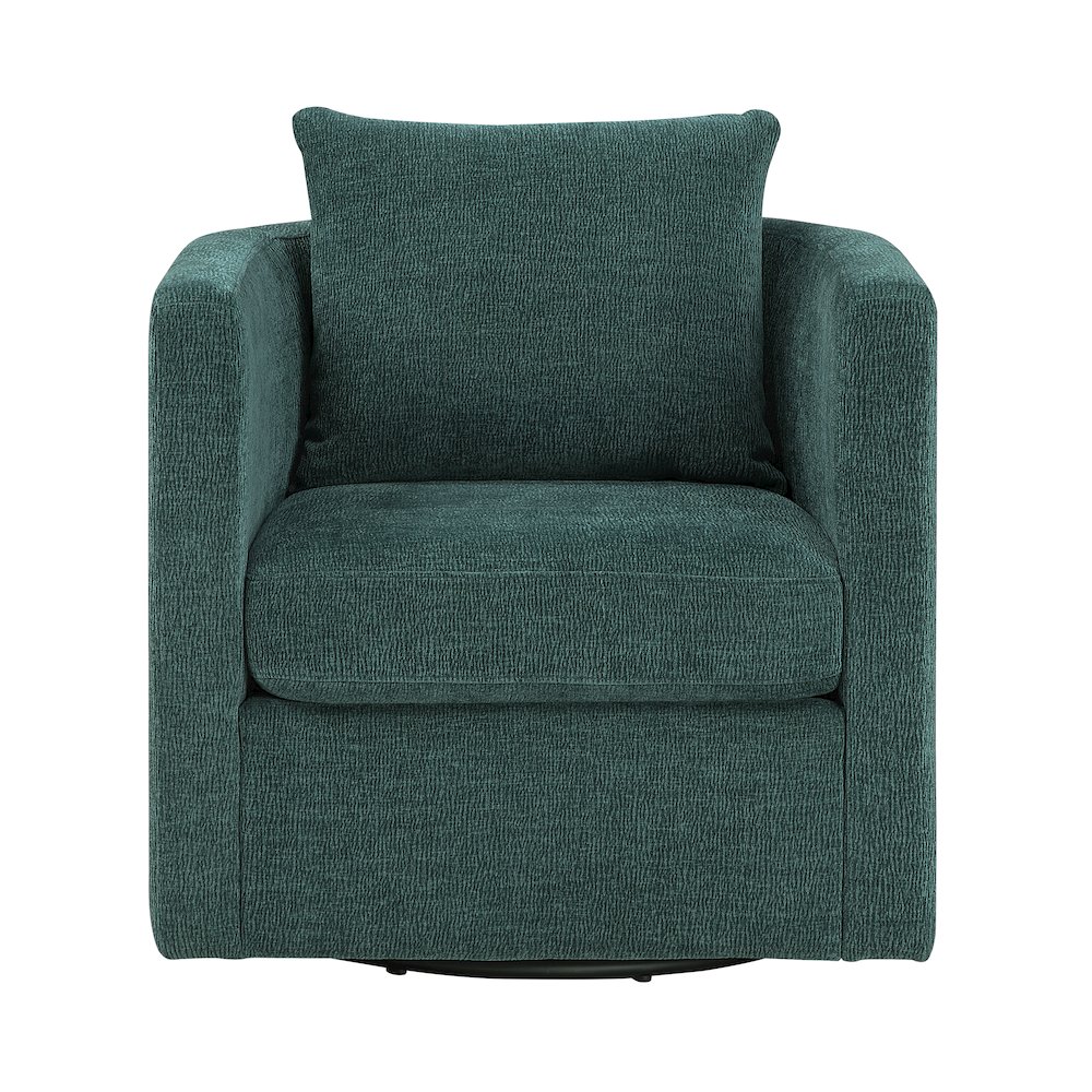 Sheldon Peacock Swivel Barrel Chair