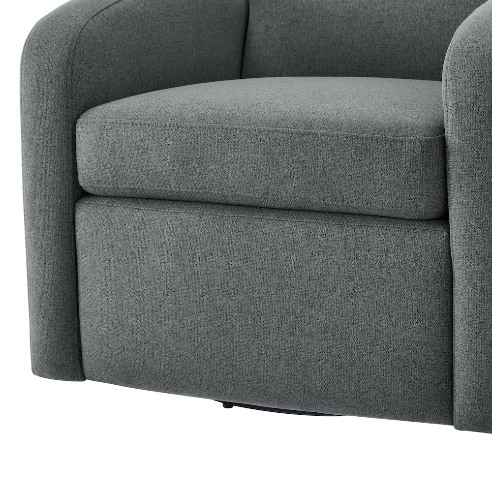 Elkhart Grey Swivel Chair