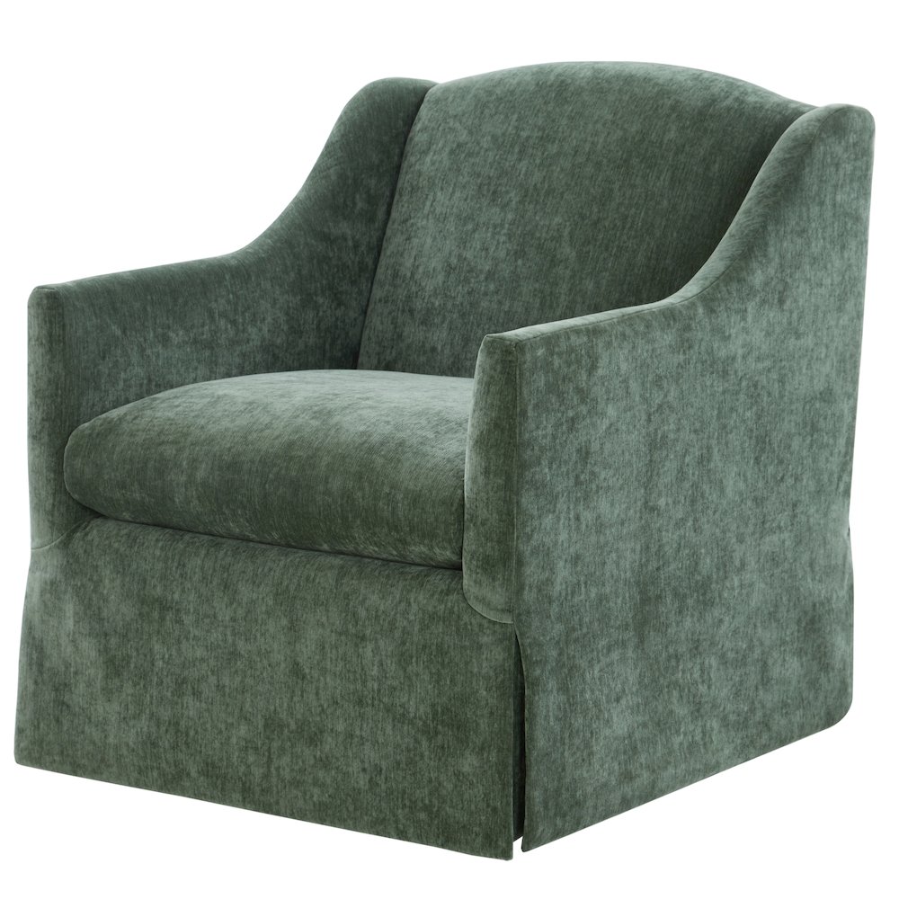 Ludlow Skirted Swivel Accent Chair – Ivy