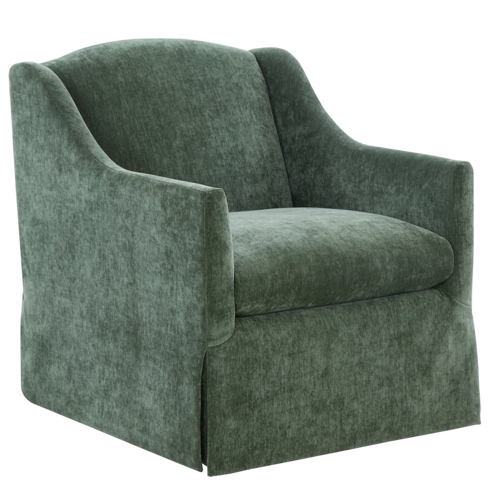 Ludlow Skirted Swivel Accent Chair – Ivy