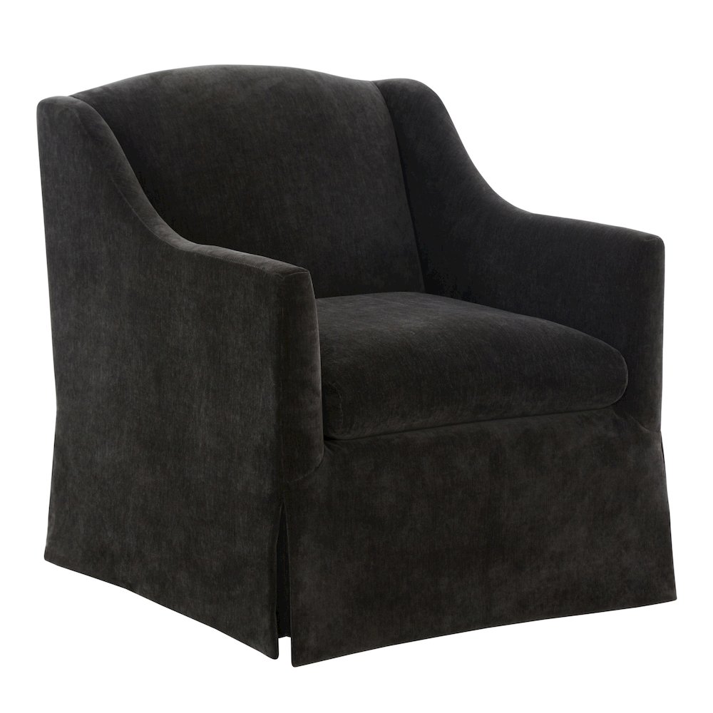 Ludlow Skirted Swivel Accent Chair – Mink
