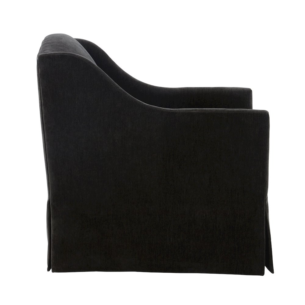 Ludlow Skirted Swivel Accent Chair – Mink