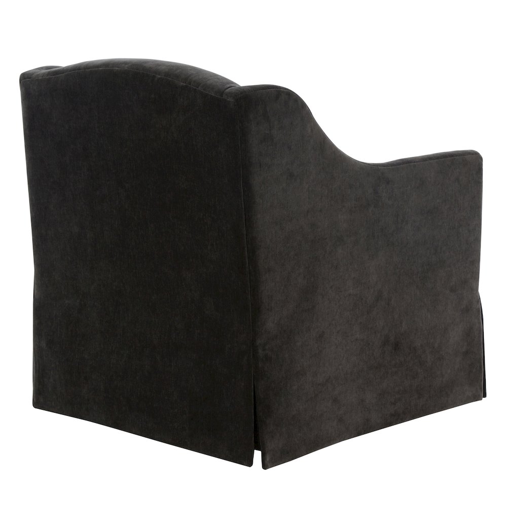 Ludlow Skirted Swivel Accent Chair – Mink