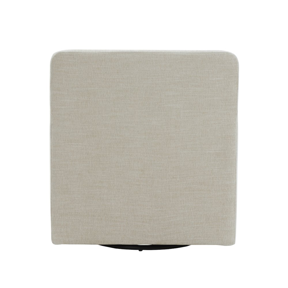 Tolland Swivel Accent Chair with Nailhead Trim – Sand
