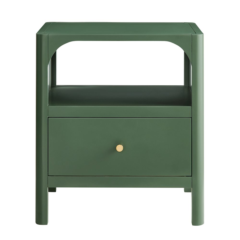 Wallis 1-drawer Nightstand in Vintage Green