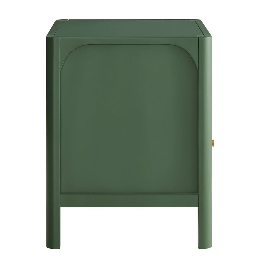 Wallis 1-drawer Nightstand in Vintage Green