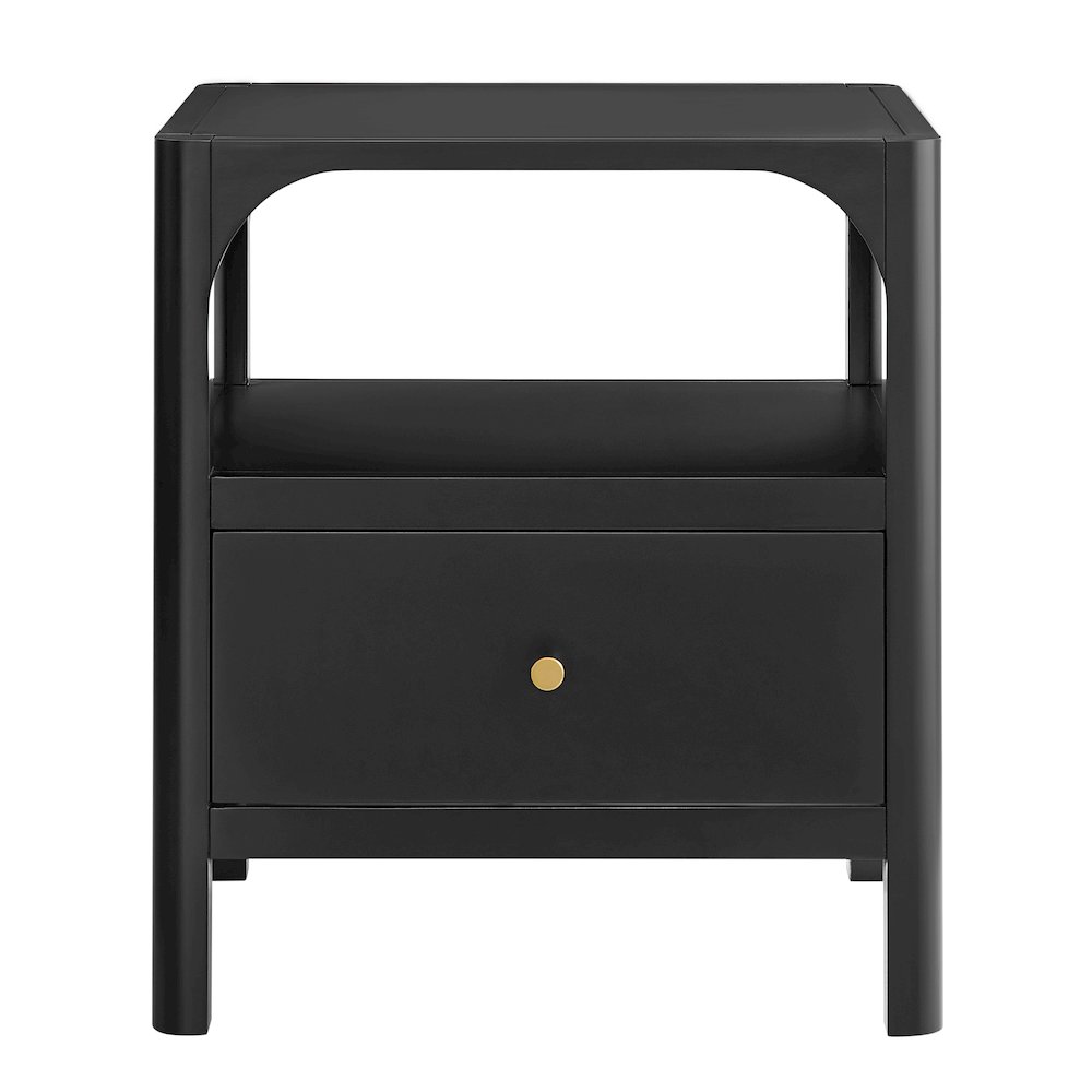 Wallis 1-drawer Nightstand in Black