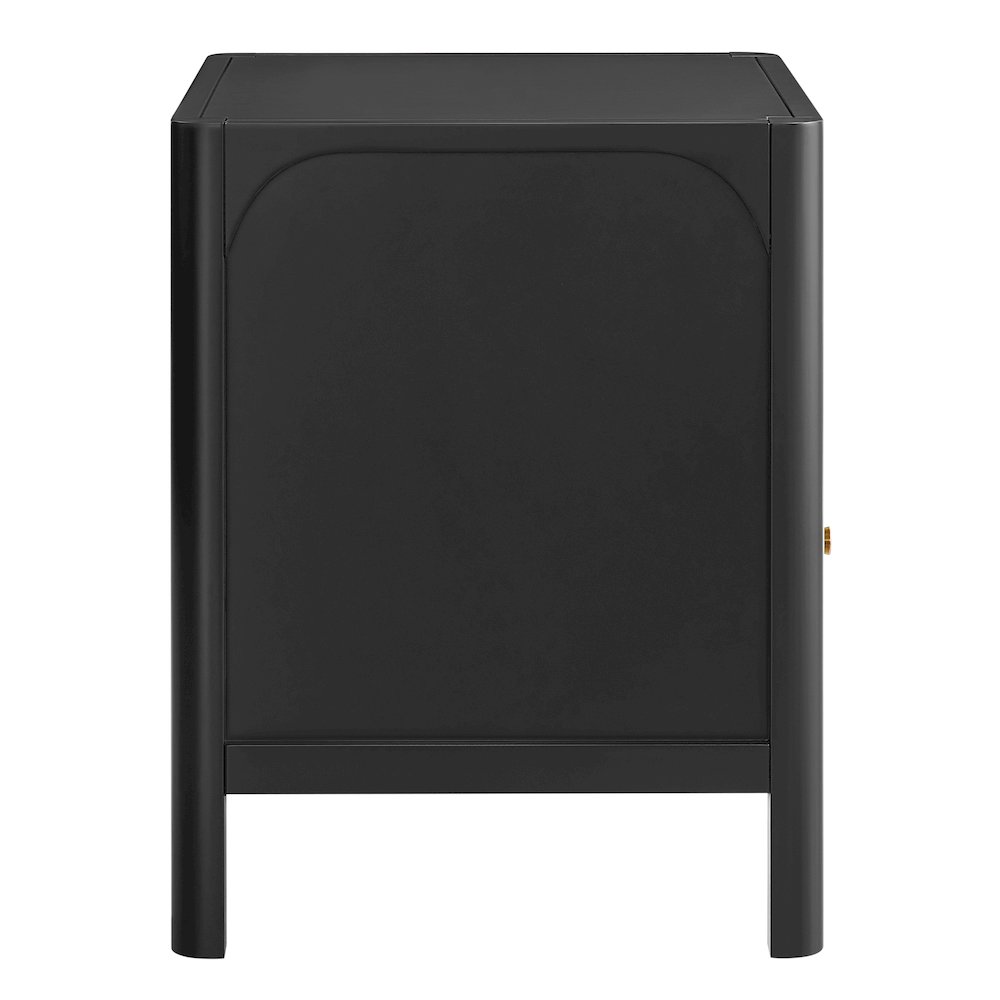 Wallis 1-drawer Nightstand in Black