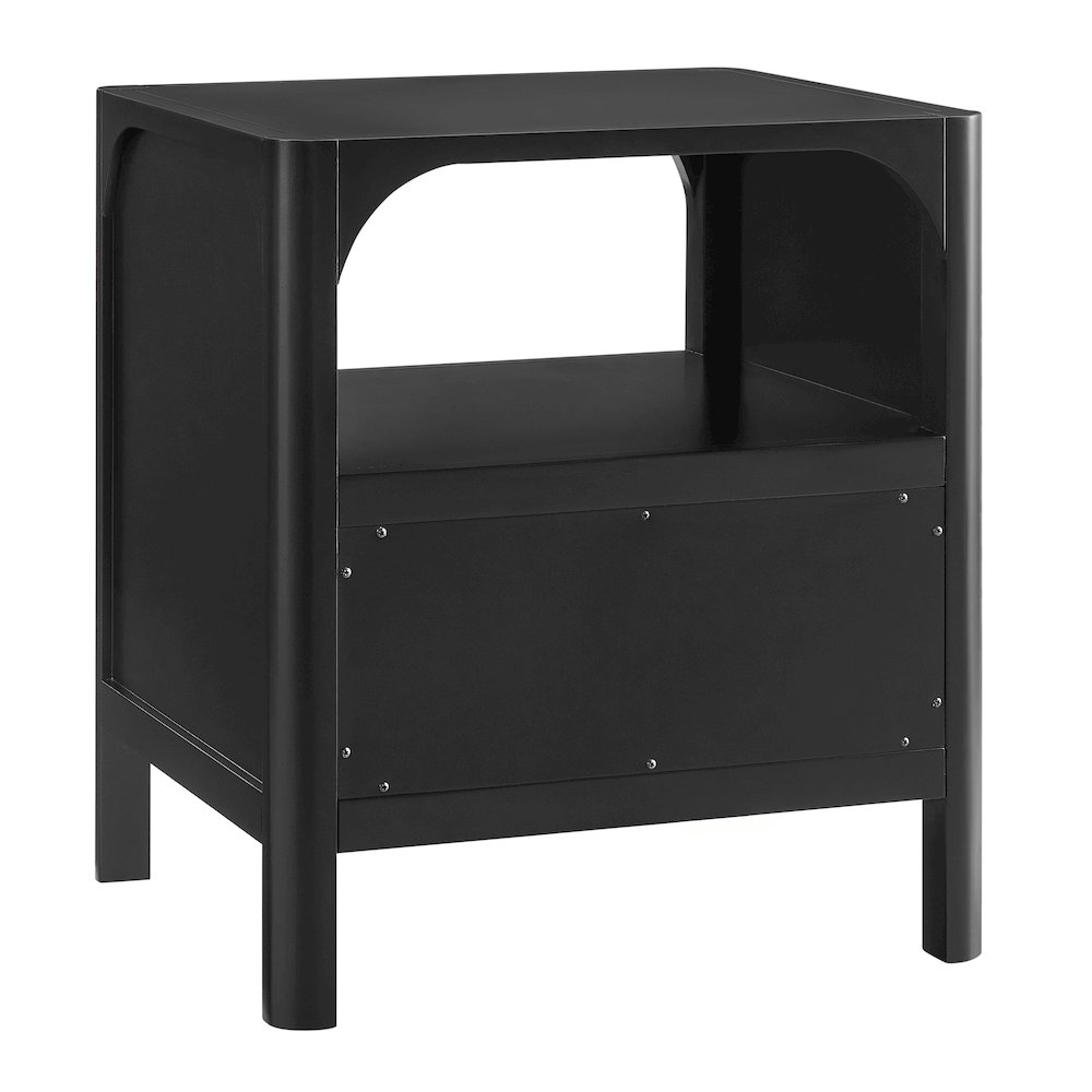 Wallis 1-drawer Nightstand in Black
