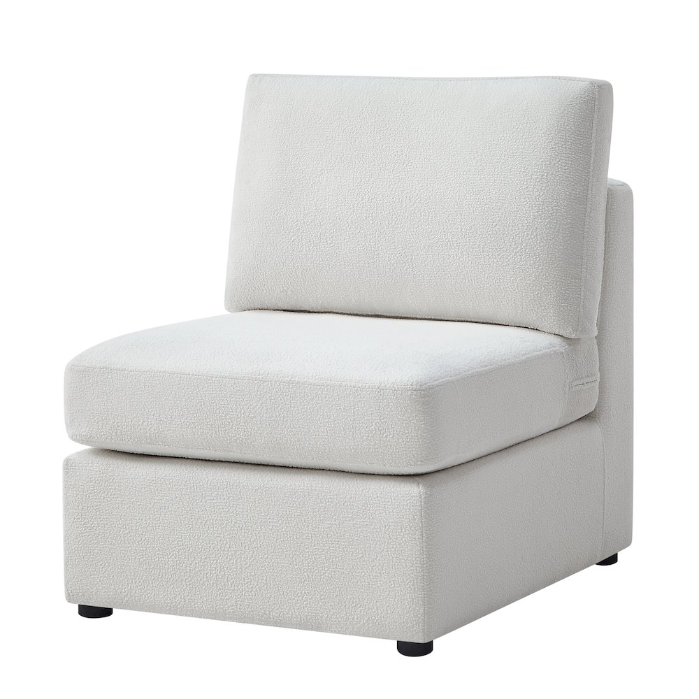 Chandler Armless Chair – Ivory