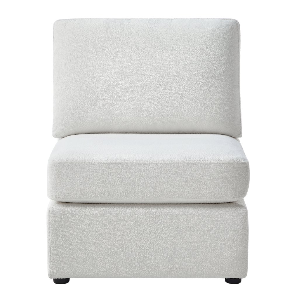 Chandler Armless Chair – Ivory