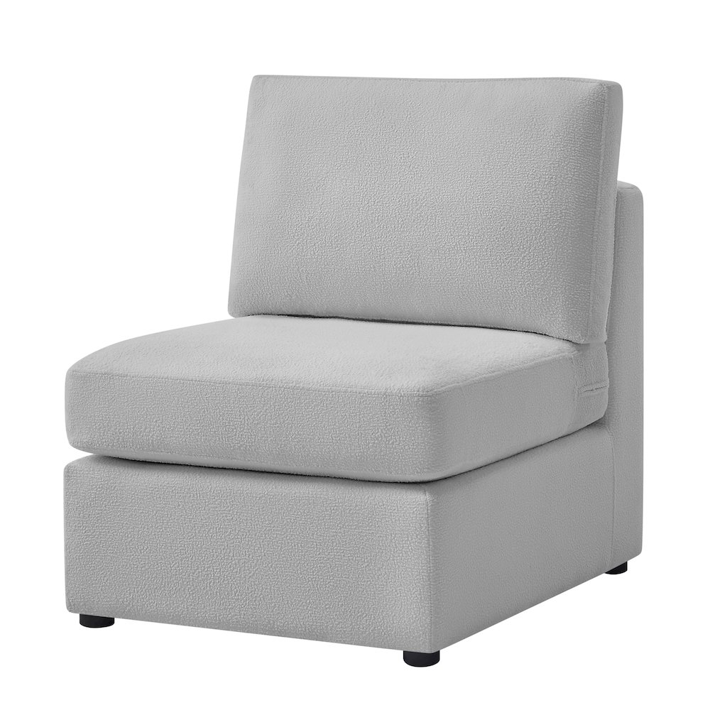 Chandler Armless Chair – Gray