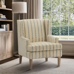Decker Wingback Armchair from Martha Stewart in  Natural. Decker Wingback Armchair from Martha Stewart in  Natural. Decker Wingback Armchair from Martha Stewart in  Natural. Decker Wingback Armchair from Martha Stewart in  Natural. Decker Wingback Armchair from Martha Stewart in  Natural.